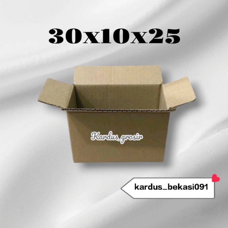 

kardus box packing 30x10x25