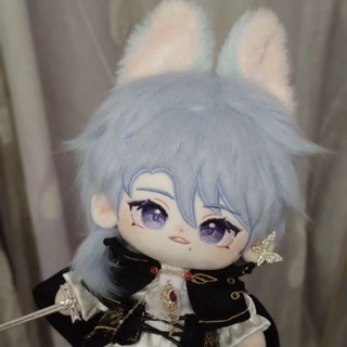 20cm Doll Genshin Impact Kamisato Ayato Plushie Plush Doll Cotton Clothes Change Clothes Doll