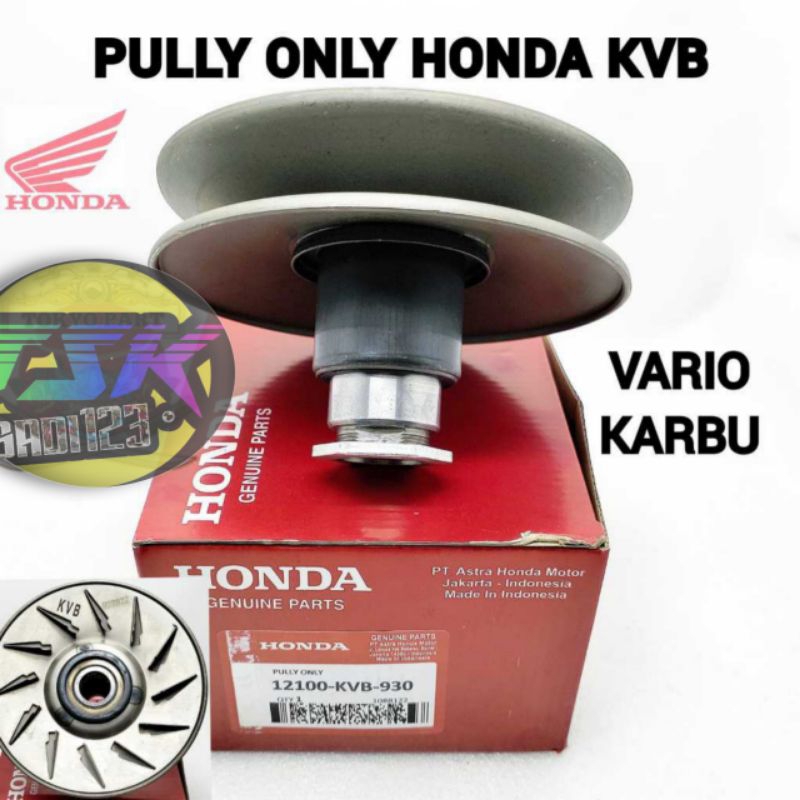 PULLY VARIO 110 KARBU/VARIO 110  TECHNO ORIGINAL HONDA KODE  KVB
