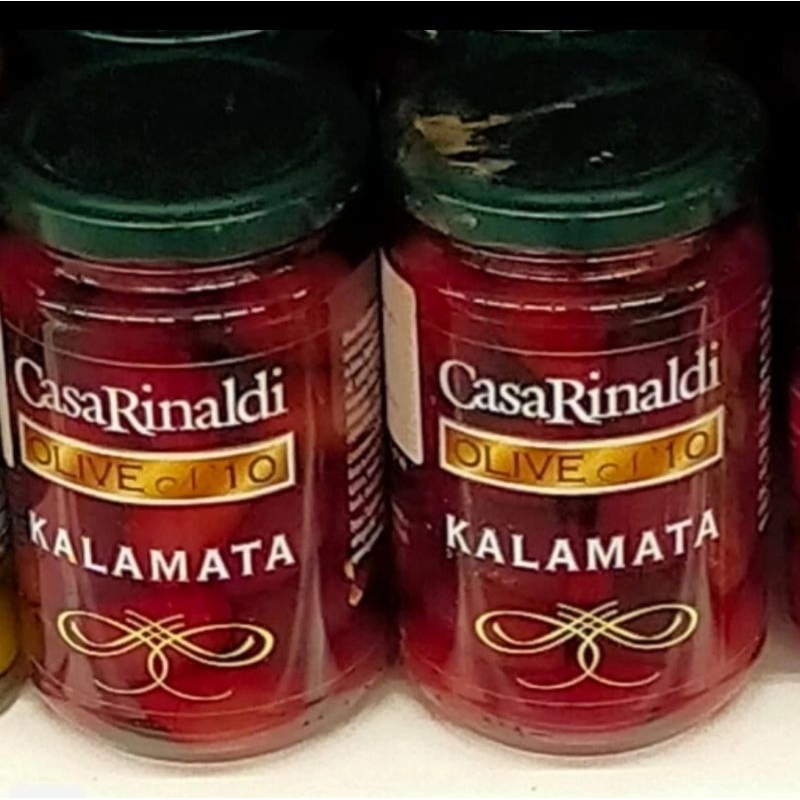 

Casa Rinaldi Olive kalamata 300gr Buah Zaitun Olives Pickles