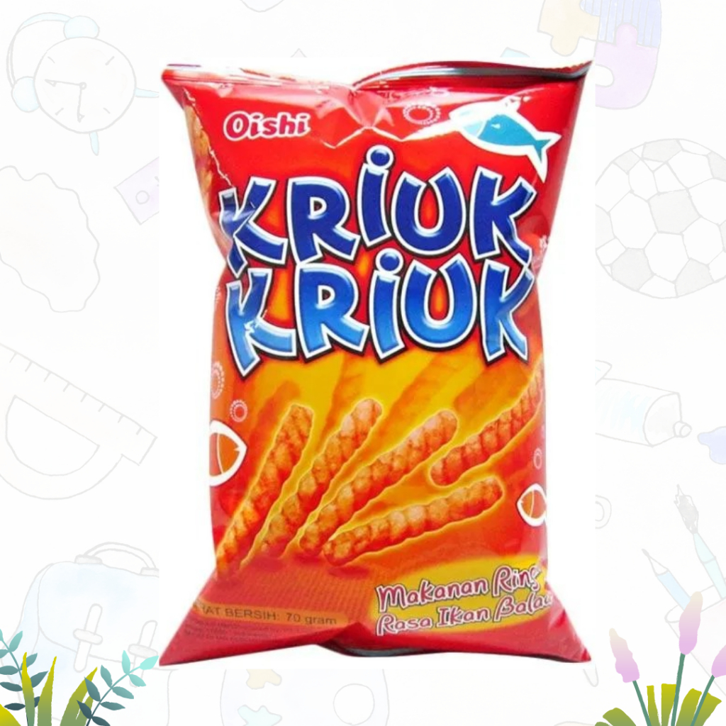 

Oishi Kriuk Kriuk Rasa Ikan Balado 60gr (pcs)