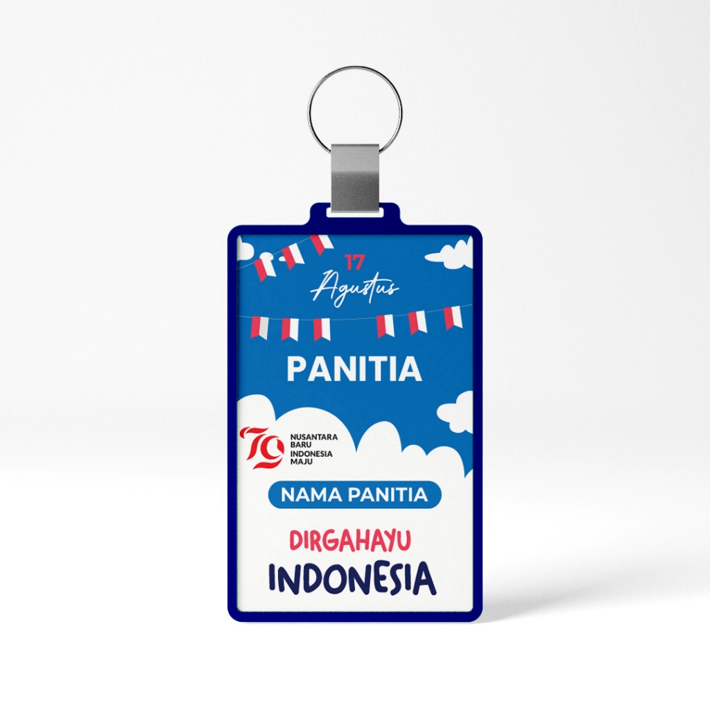 

Nametag Kemerdekaan - Panitia 17 Agustus - Tanda Pengenal