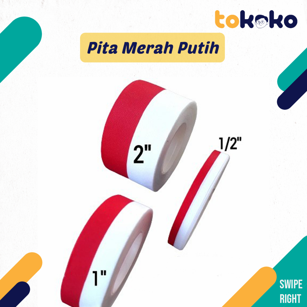 

Pita Merah Putih Satin 1 inch Berbagai Ukuran Import
