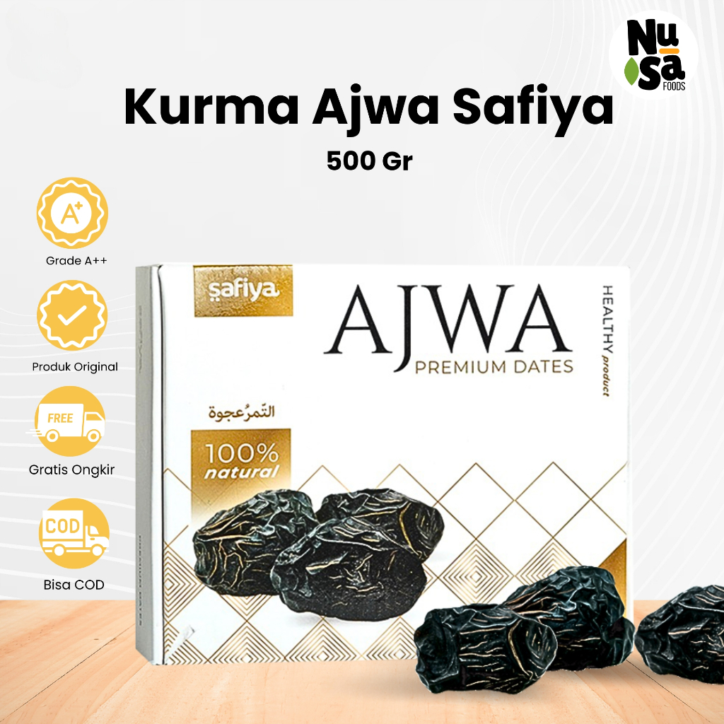 

Kurma Ajwa 500 Gram Asli Madinah Kurma Nabi Oleh Oleh Haji Umroh