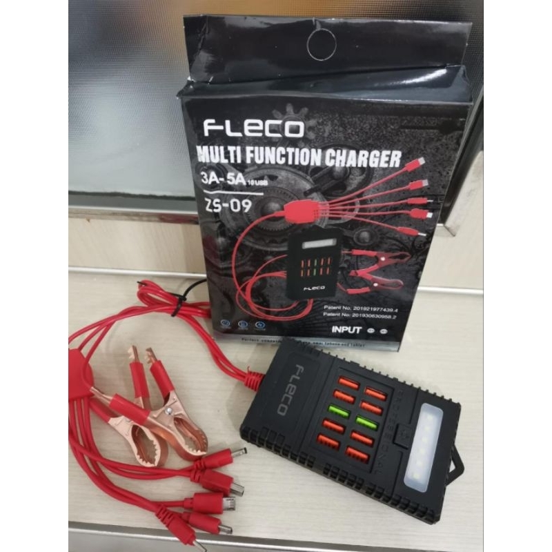 Charger DC Hp Ke Aki Universal Cas Hp Dari Aki 12v Sunpro ZS 09