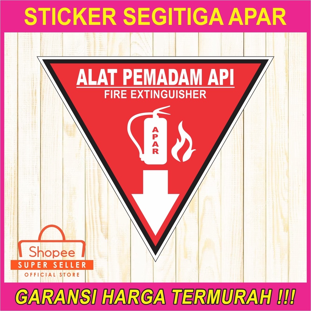 

STICKER SIGN K3 SEGI TIGA PETUNJUK APAR FIRE EXTINGUISHER