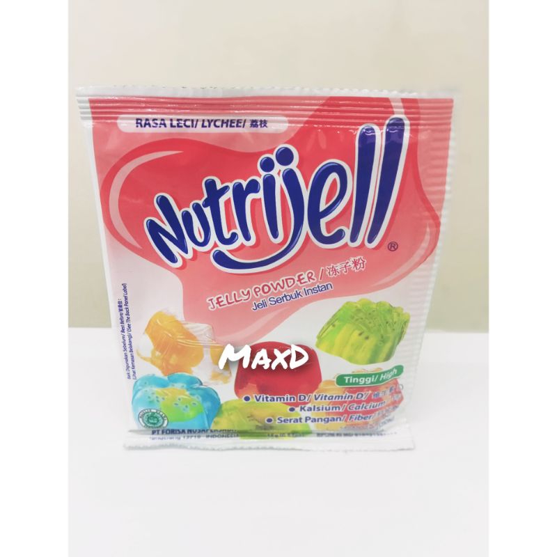 

Nutrijell Jelly Serbuk Instan Rasa Leci/ Lychee 15g 1Pcs