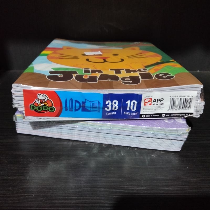 

( 10 PCS ) BUKU TULIS DODO ISI 38 LEMBAR PACK