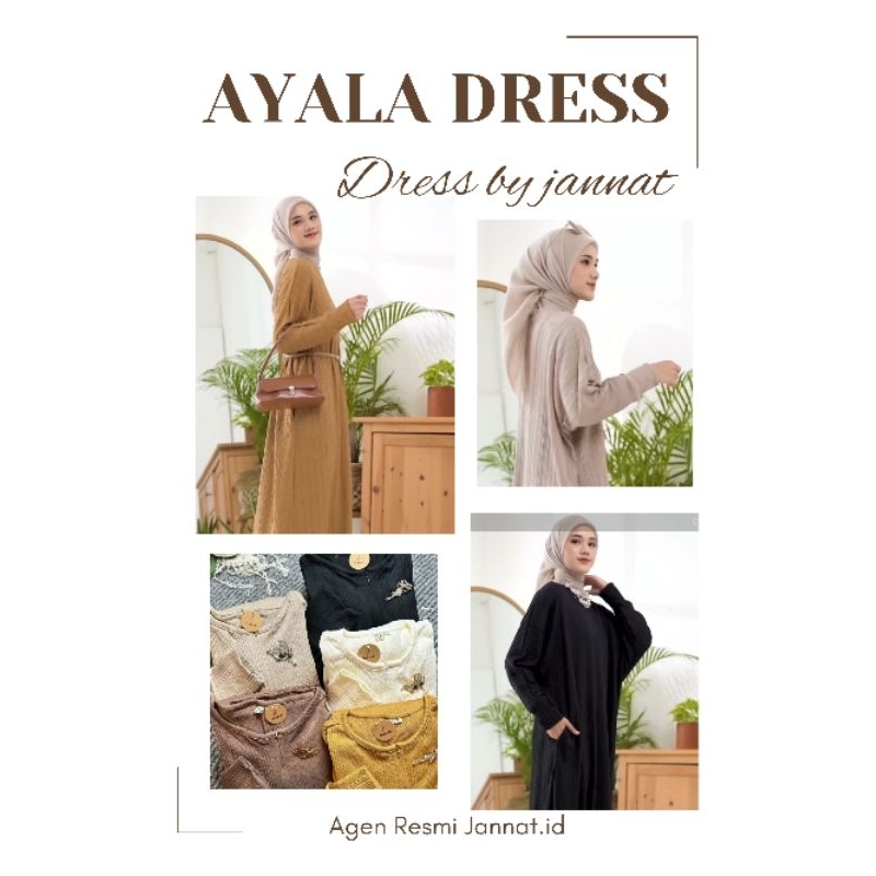AYALA DRESS TERMURAH BY JANNAT.ID