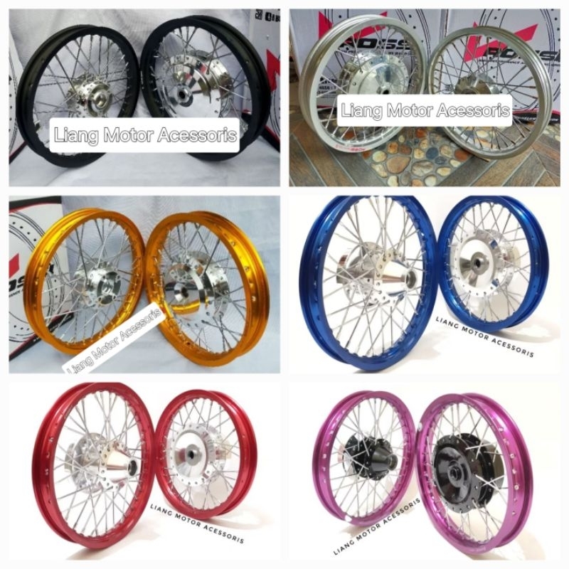 Sepaket Velg Ring 14 Lebar 140 X 160 Tromol Set Jari2 - Nmax/Aerox/PCX/ADV/Vario/Beat/Scoopy/Mio/Fin