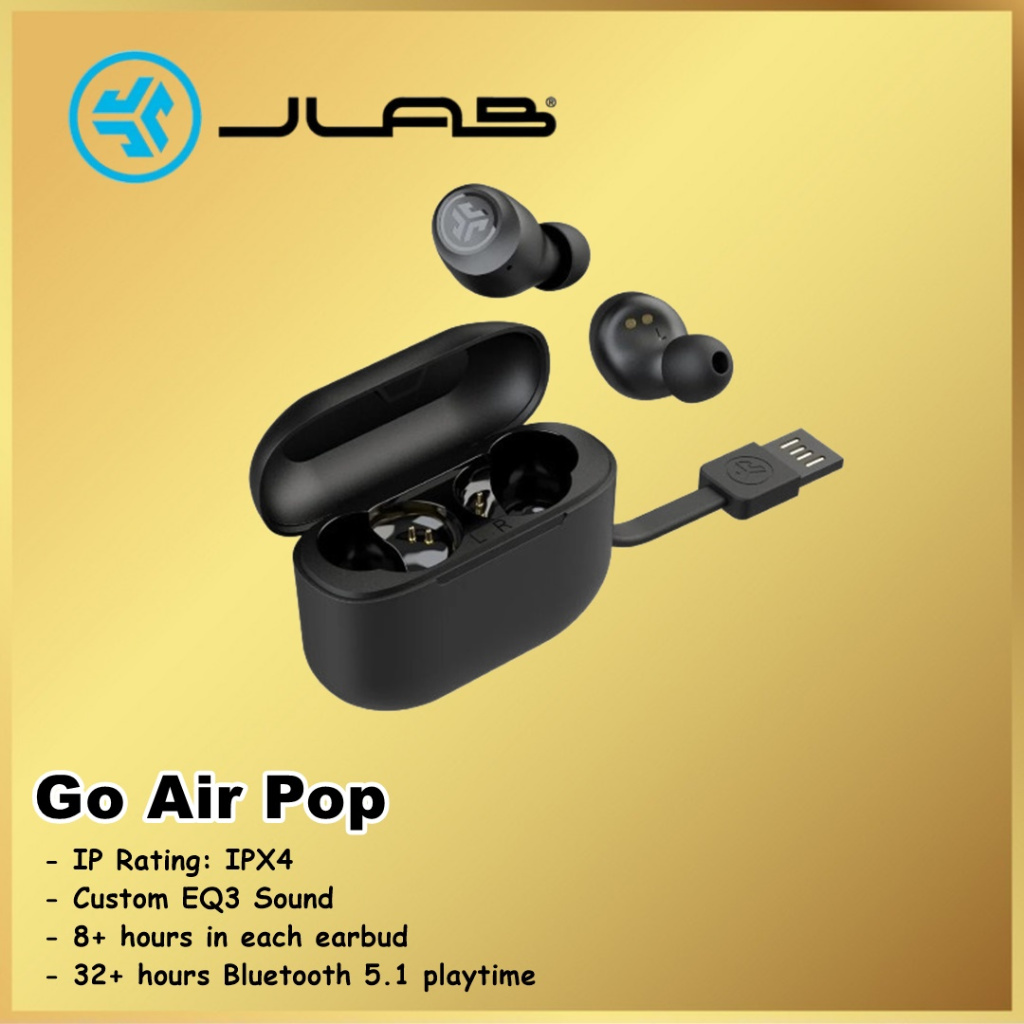 JLab Go Air Pop True Wireles Earbuds TWS Headset Earphone GoAir