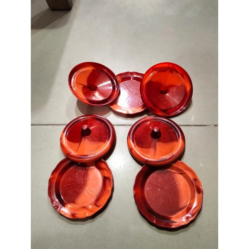 tutup gelas + tatakan melamin set / tutup gelas melamin set dengan tatakan gelas murah / tatakan gel