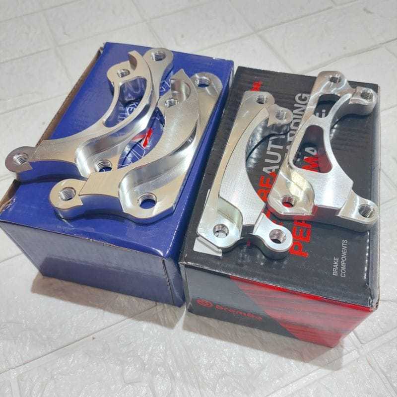 BREKET KALIPER CALIPER 2 PISTON BREKET DUDUKAN KALIPER 2P 2 PISTON UNVIERSAL MIO SOUL MIO SMILE MIO 