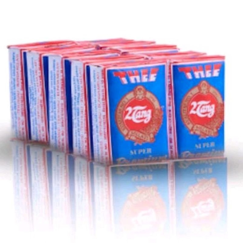 

Teh Tabur Wangi Cap 2Tang Biru Premium 10Gram 1Slop(50pcs) |FREE kopi Sachet/Penyedap Rasa