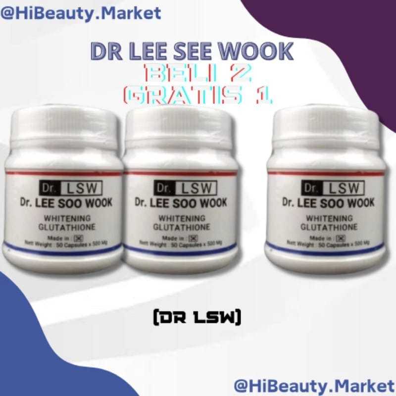 Dr Lsw Original asli 100% Kapsul Pemutih Badan Korea aman dan terpercaya Sudah BerBPOM