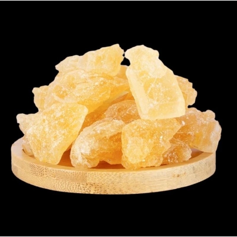 

Natural Yellow Rock Sugar Gula Batu Alami Lao Bing Tang 250gr