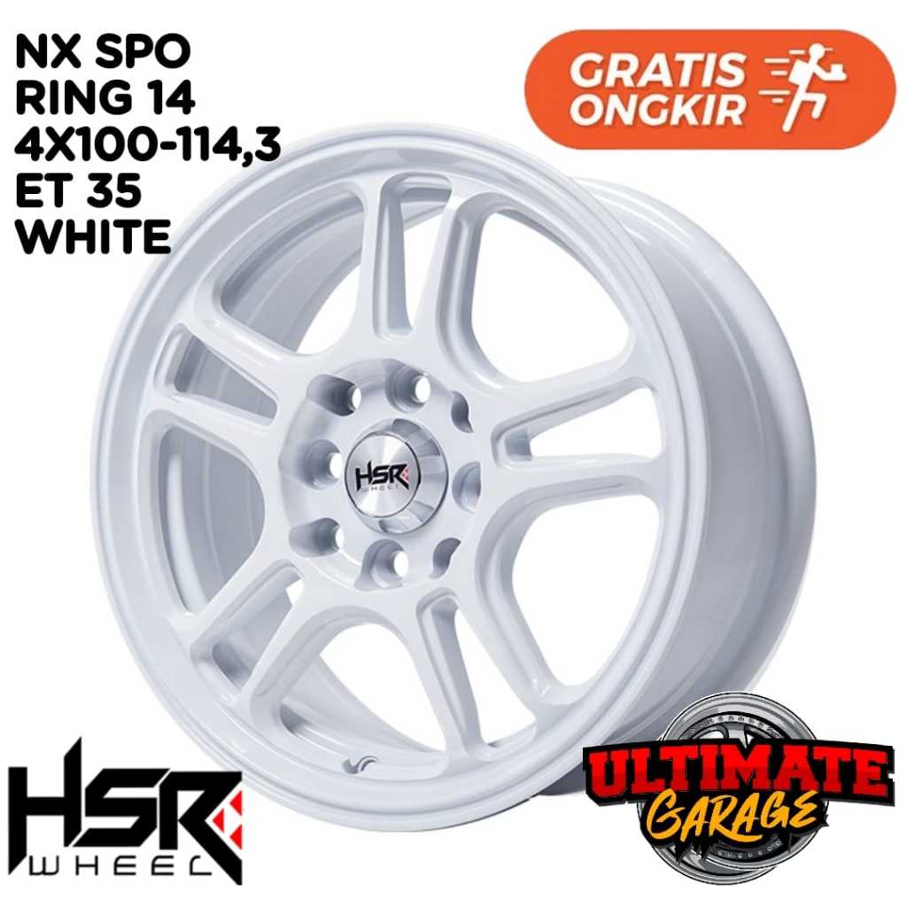 Pelek Racing HSR Ring 14 Mobil Agya Datsun Atoz Free Ongkir