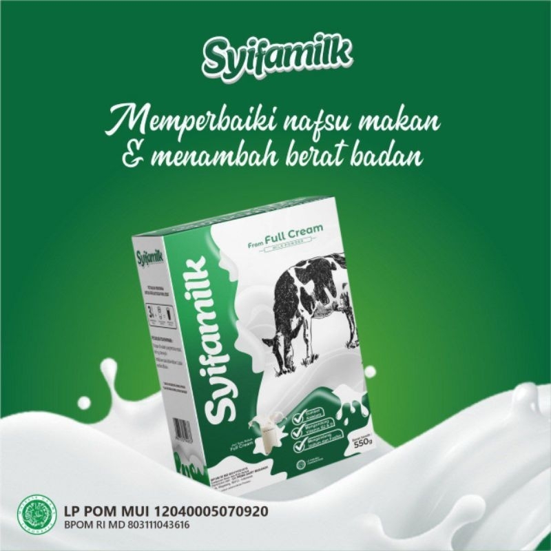 

Susu Sapi Syifamilk 550gr Varian Rasa Fullcream (Baik Untuk Menambah Berat Badan)