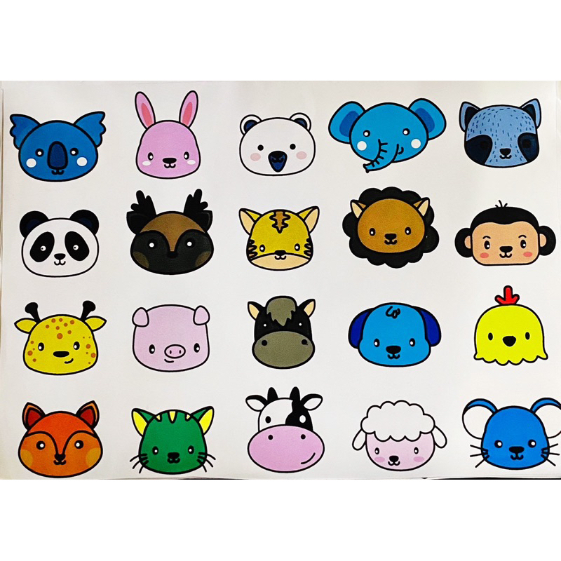 

Stiker Tema Animals Stiker Dekor bisa untuk mobil motor dekorasi rumah DLL aman dan tahan air