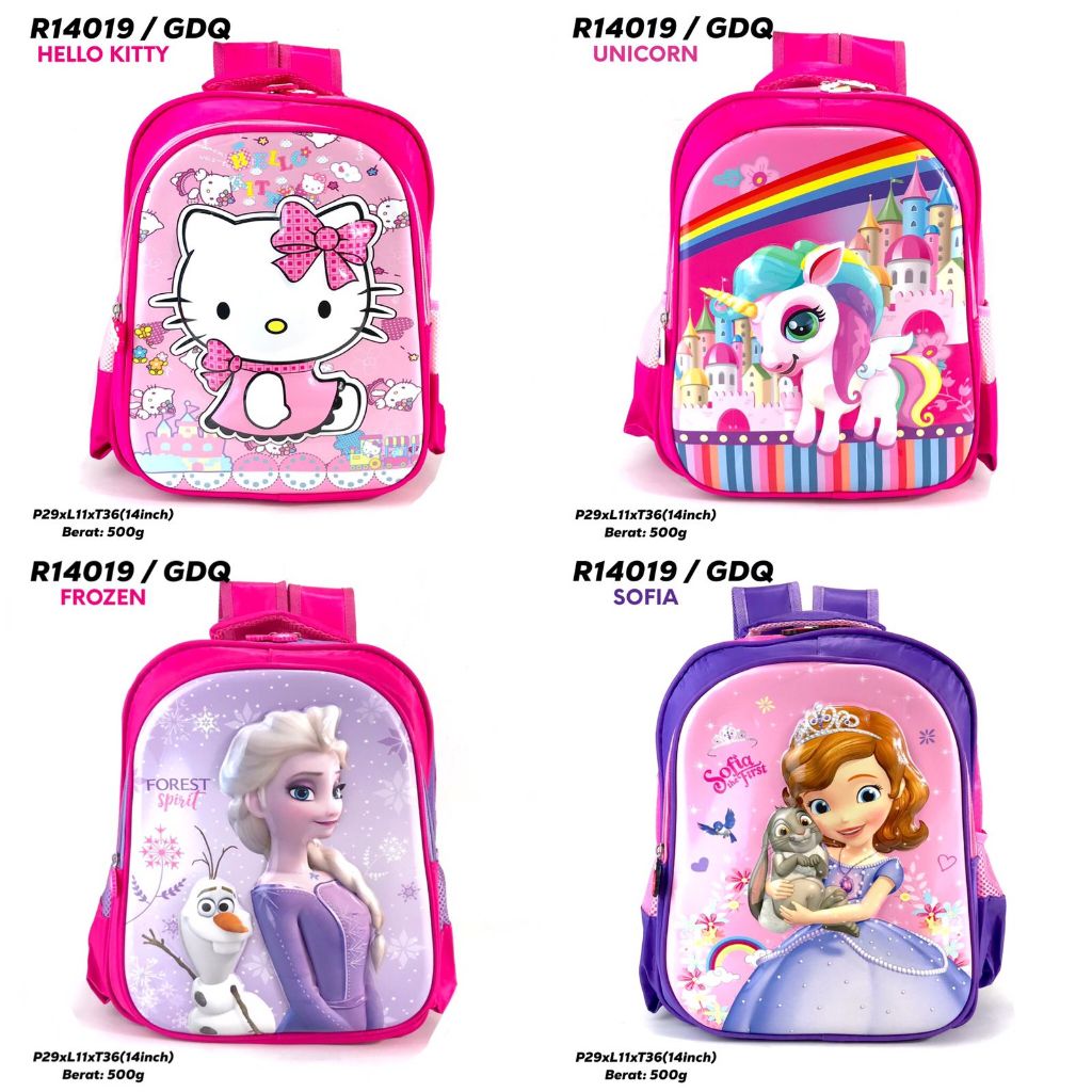 TAS RANSEL ANAK TK TAS SEKOLAH BERGAMBAR KARAKTER R14019