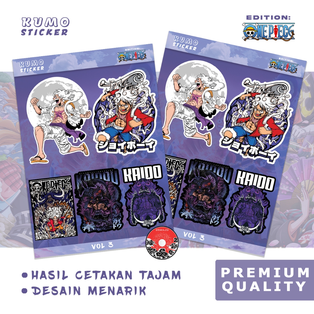 

Sticker Anime | One Piece Vol. 3 | Sticker Sheet Pack