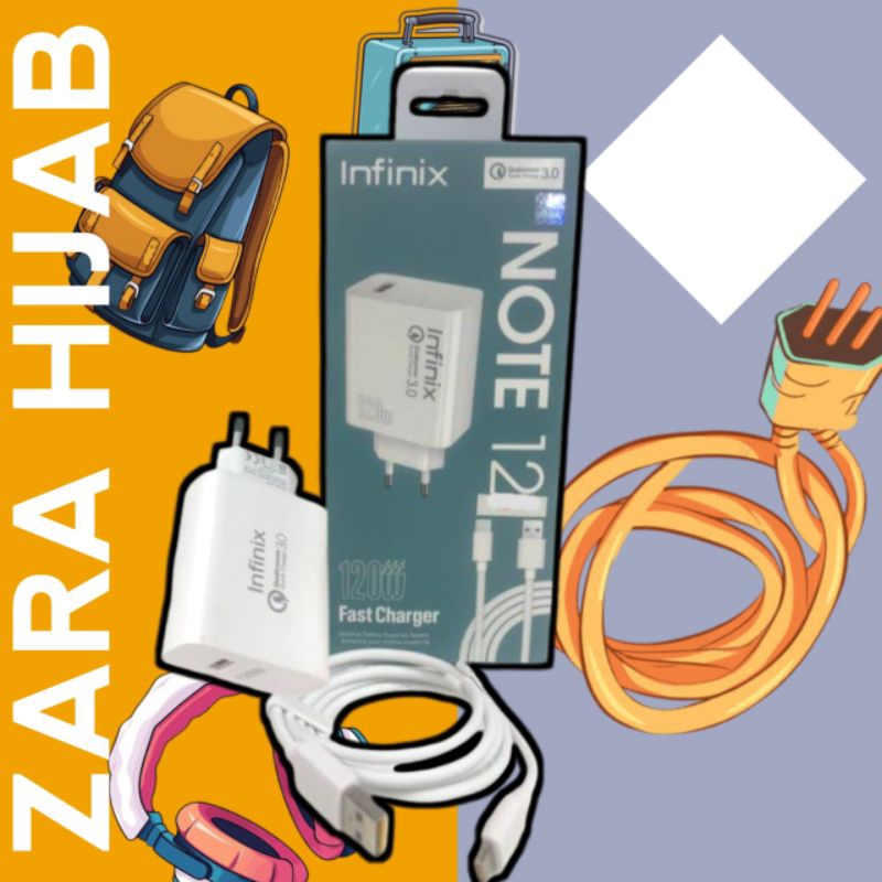 CHARGER INFINIX 12 ORI/CHARGER INFINIX /CES INFINIX 120 WATT/CHARGER FAST TYPE C/CHARGER FAST CHARGI