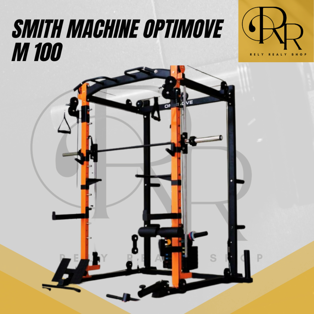 SMITH MACHINE Optimove m100 komersial FITNESS Original IMPORT [BERGARANSI]