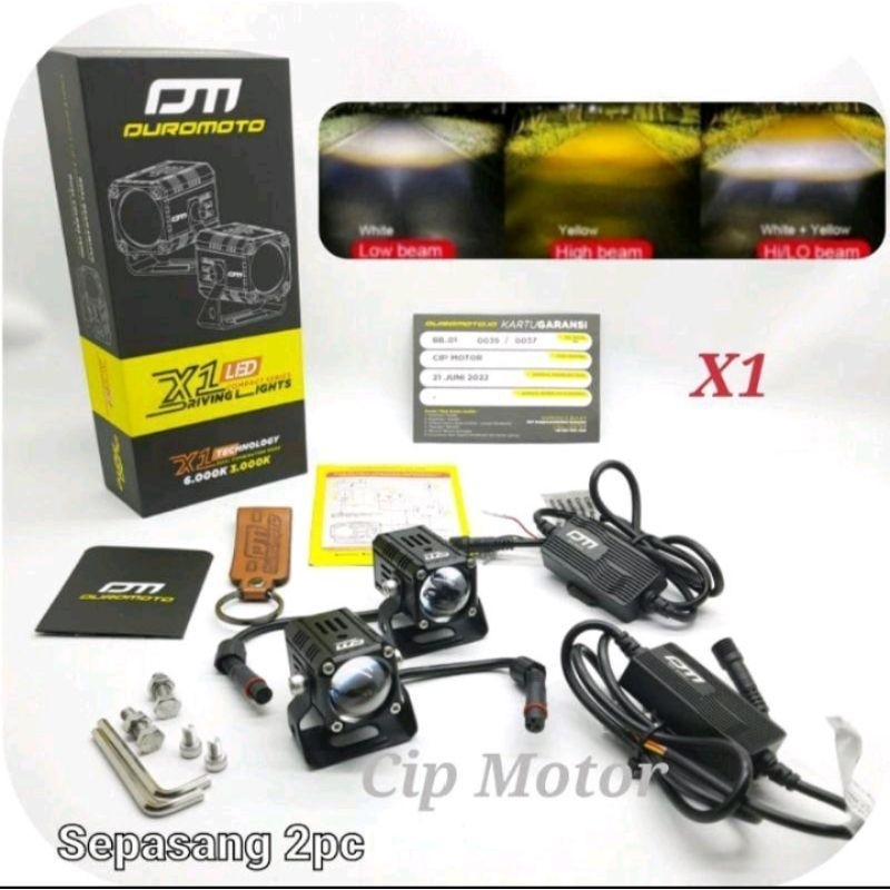 Lampu temba DUROMOTO D2 laser duromoto x1