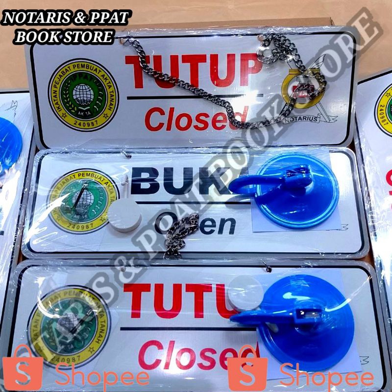SIGN BOARD BUKA TUTUP PINTU