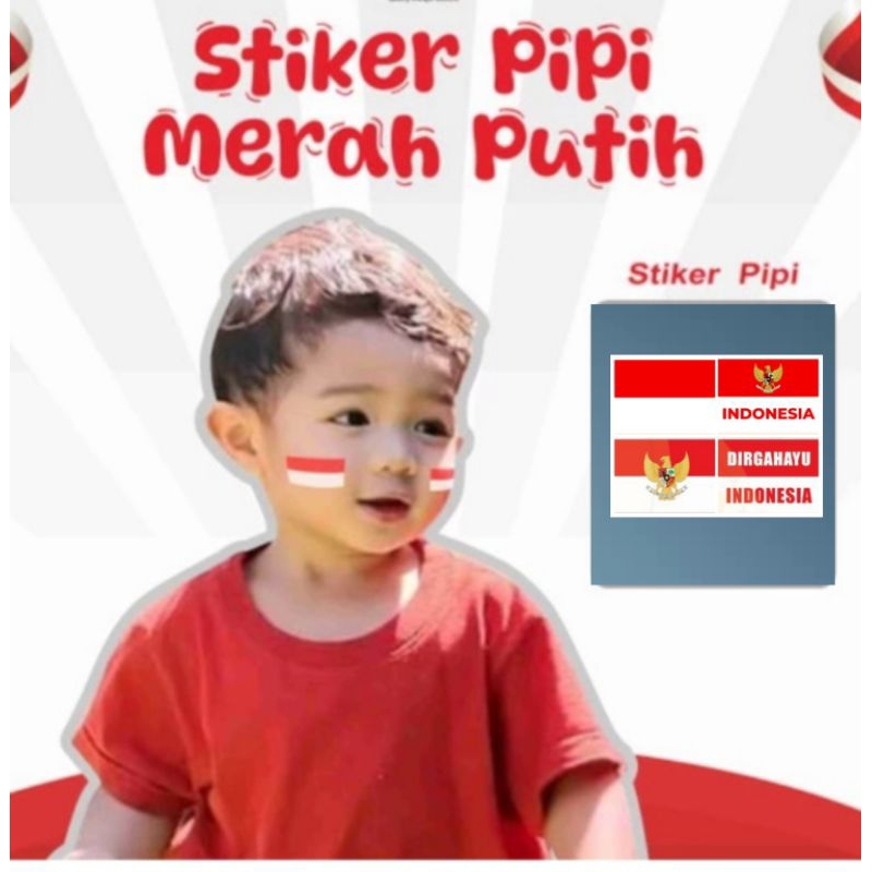 

Sticker Pipi Merah Putih / Stiker Bendera Anak Merah Putih