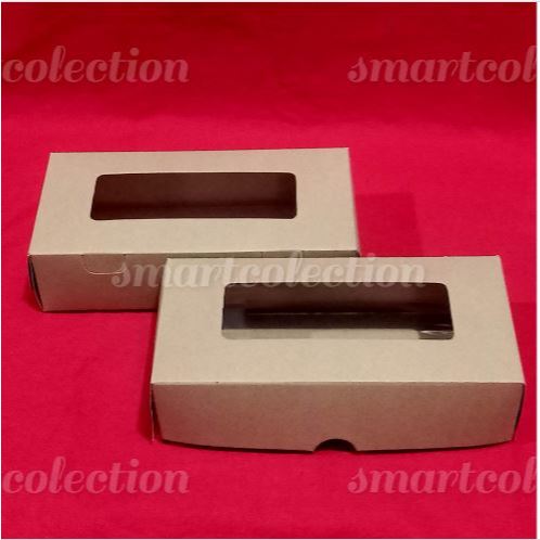 

Kardus brownies coklat window ukuran [ S ] per pcs (ECER)