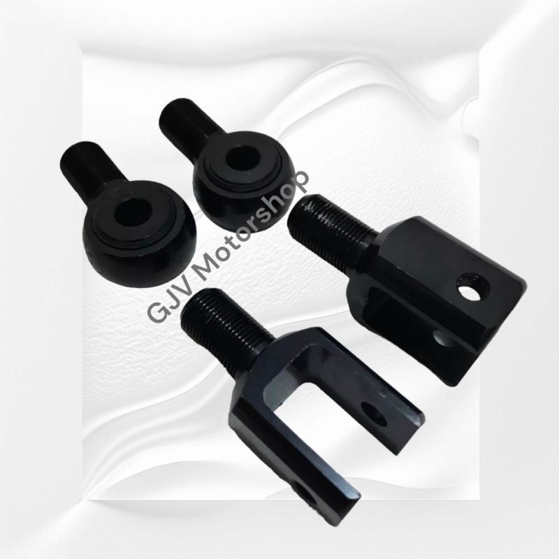 Anting Shockbreaker Bahan Full Cnc Sambungan Kaki Shock Model  O dan U  1Set 2Pc Drat 19 Pnp Matic B