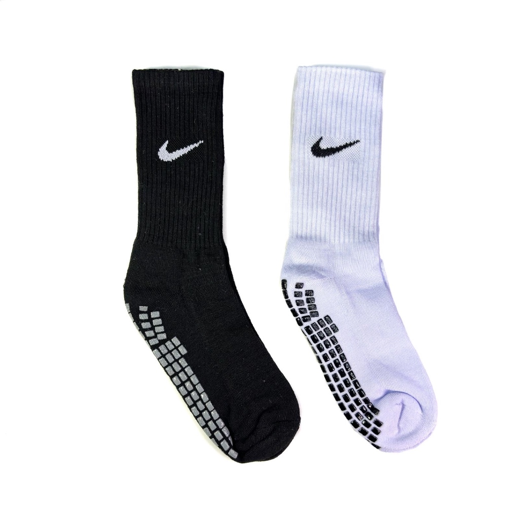 Kaos kaki Bola | Futsal Anti Slip motif NIKE Panjang Sebetis Dewasa 38 - 43