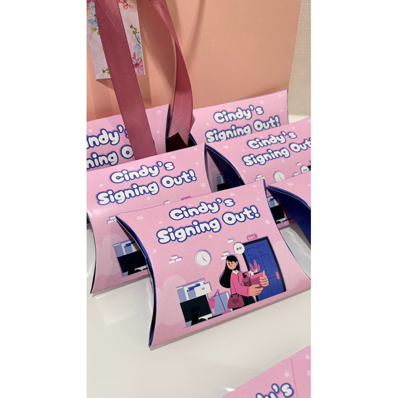 [OURSGIFT.ID] CUSTOM COOKIES GIFT SOUVENIR HADIAH KADO RESIGN PERPISAHAN KERJA - MADE BY REQUEST ORD