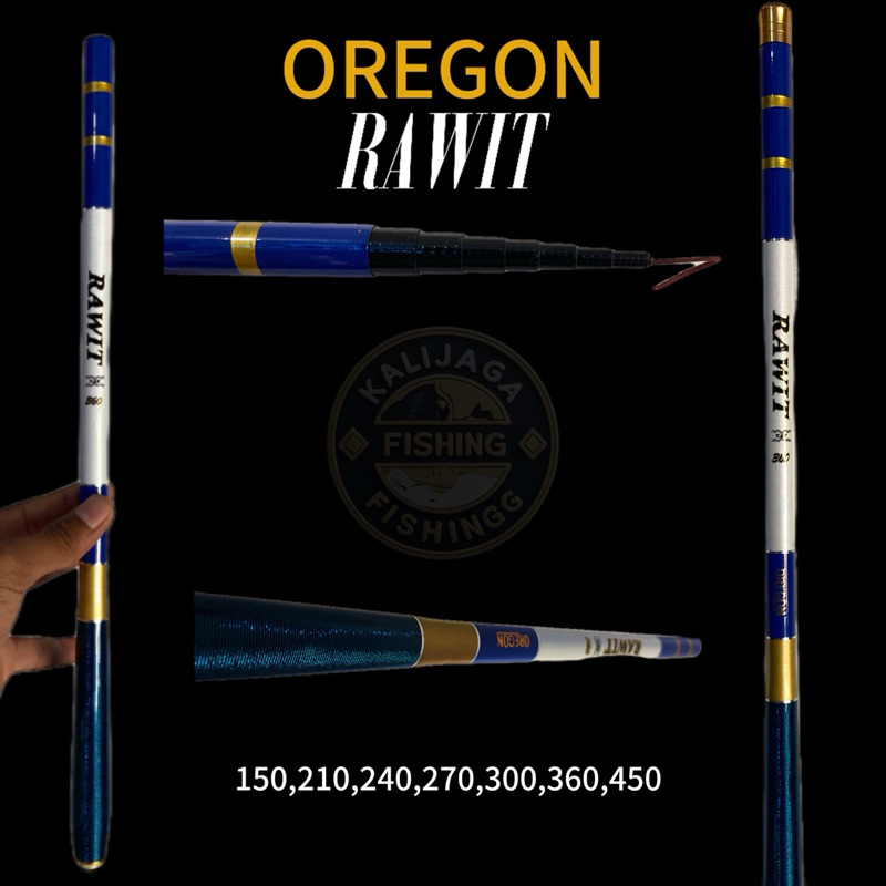 Joran tegek Ruas Pendek Oregon Rawit 150-450 cm