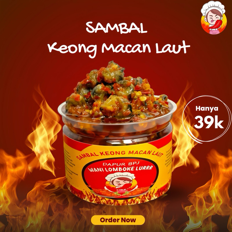 

SAMBAL KEONG MACAN LAUT (KEONG MACAN LAUT YG SUDAH DI KUPAS)