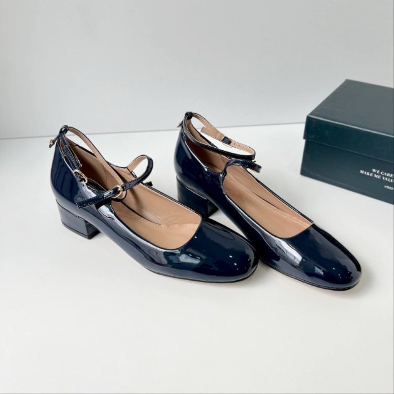 PROMO SALE Sepatu sandal zara heels 4 cm hitam kerja formal