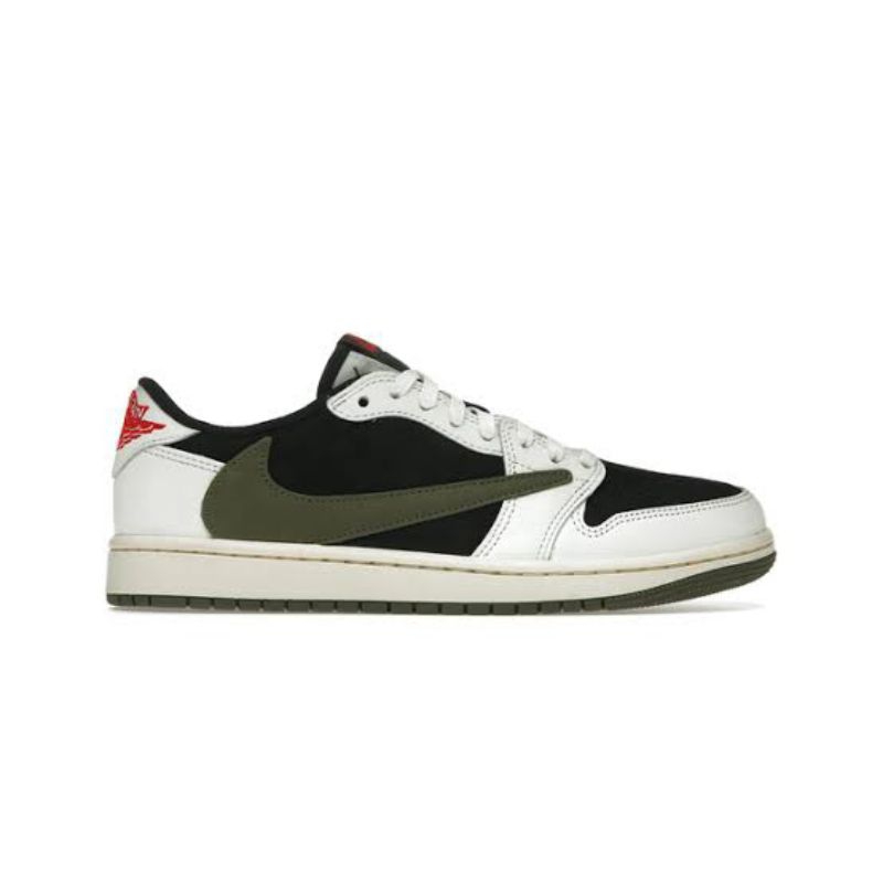 SEPATU SNEAKERS AJ X TRAVIS SCOOT OLIVE LOW