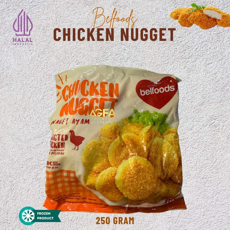 

Belfoods Chicken Nugget Favorite 250 Gr / Nugget stick / Naget Ayam Murah / Nuget Enak