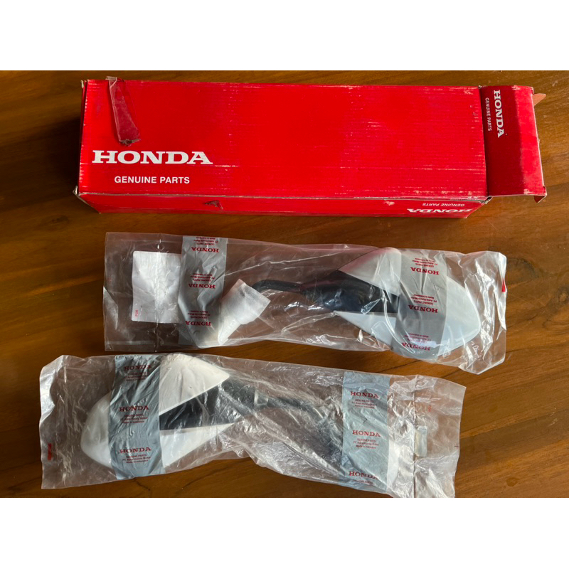 KACA SPION SEPION MIRROR KANAN KIRI HONDA VARIO 110 SPION VARIO KARBU LAMA PUTIH ORI ORIGINAL AHM 88