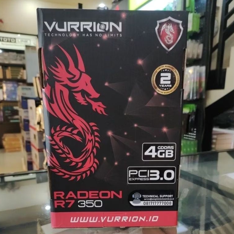 VURRION VGA RADEON R7 350 4GB DDR5 128BIT