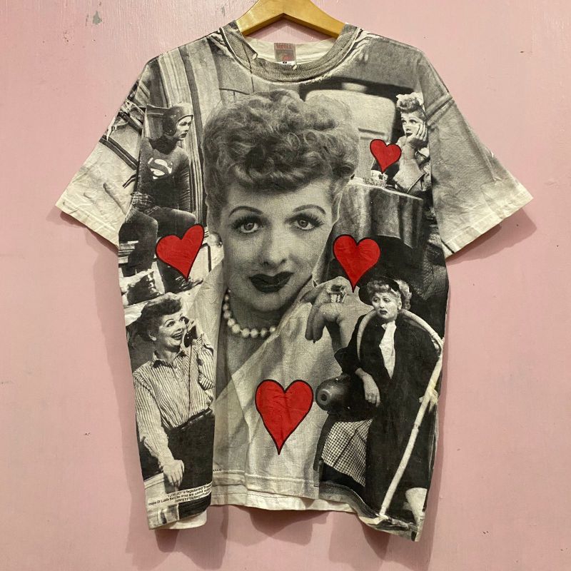 Kaos Vintage Ilove Lucy AOP