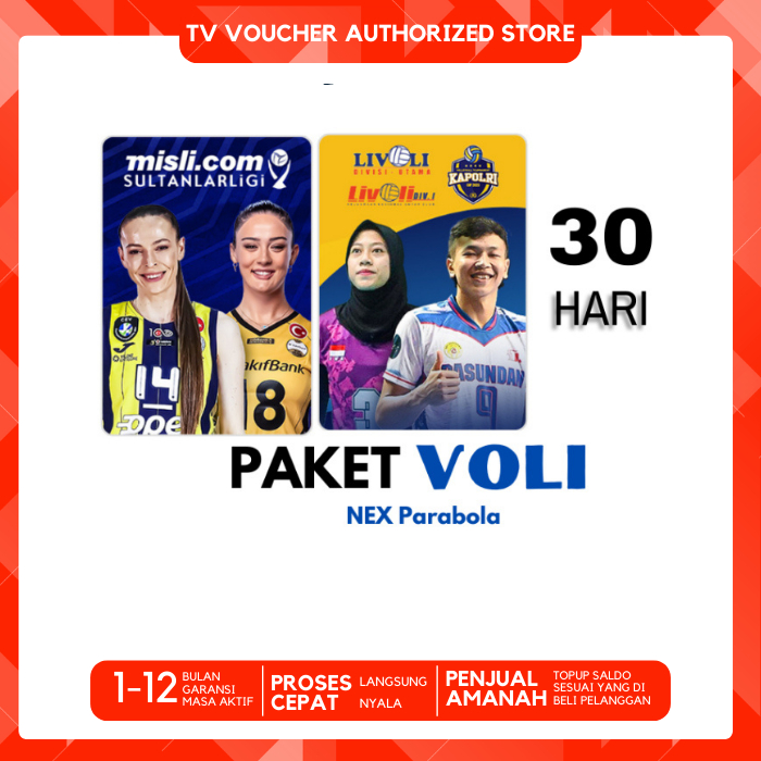 Voucher Paket Voli Proliga Nex Parabola