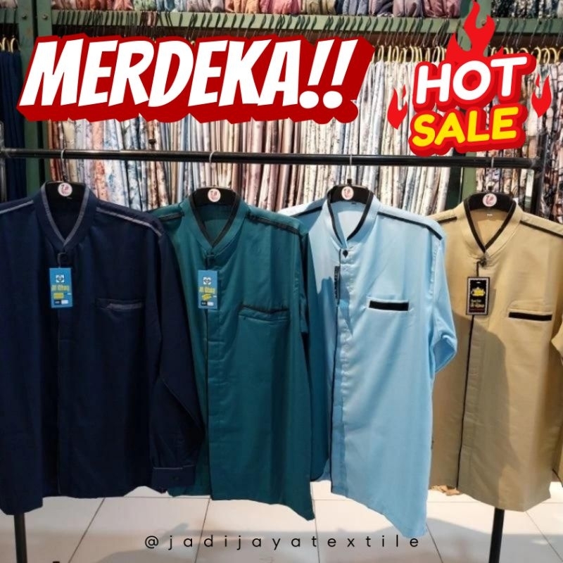 koko list lengan panjang / koko lengan panjang polos / baju koko lemgan panjang polos / kemeja koko 