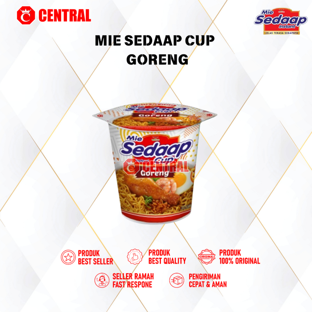 

MIE SEDAAP CUP GORENG & KUAH /Centralbandung