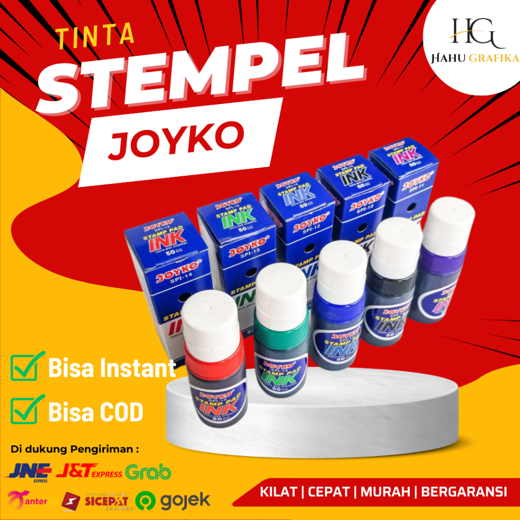 

Tinta JOYKO | Tinta Stempel l Tinta StamPAD | Tinta Isi Ulang Stempel l Segala Warna