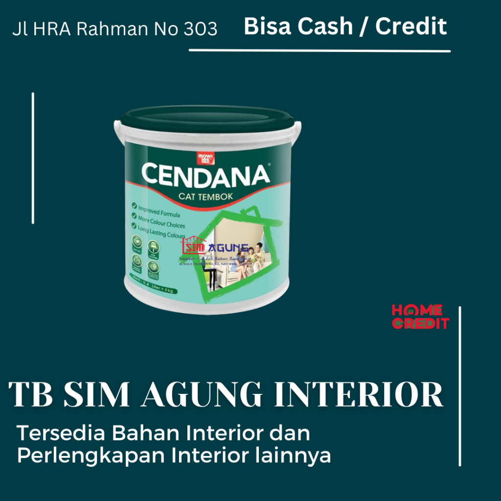 MOWILEX CAT TEMBOK CENDANA 5 KG