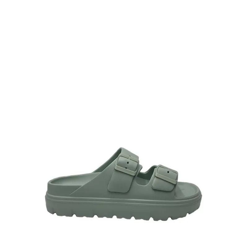 Sandal Airwalk Clova Sendal Slide Selop Casual Wanita Cewek Original Green