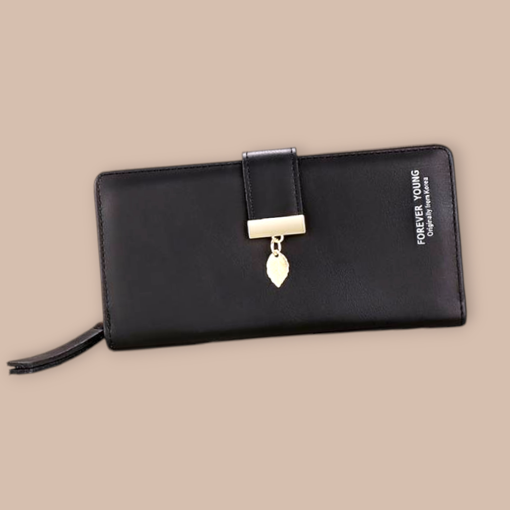 Dompet Wanita Panjang Kulit Sintetis Korea Dompet Ktp dan Kartu Atm Dompet Lucu Aesthetic Kekinian P