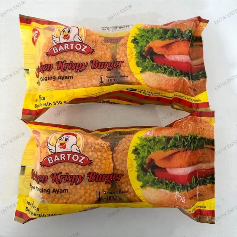 

Chicken Crispy Bubble Burger Bartoz (6pcs) 330gr